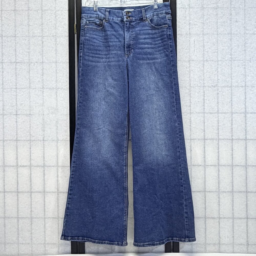 sofia by sofia vergara Dark Blue Wide Leg Flare Jeans